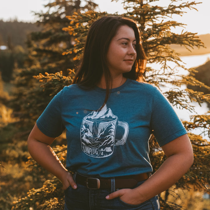 Coffee Mountain Scene Women's T-Shirt