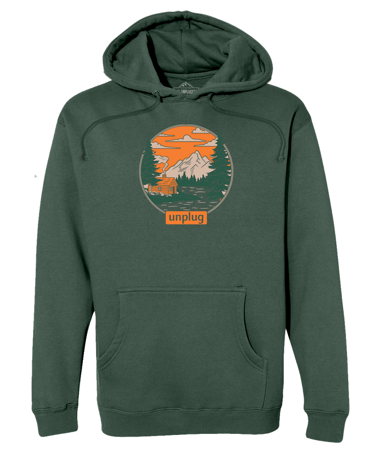 LIMITED DROP! Rustic Mountain Retreat Heavyweight Hoodie