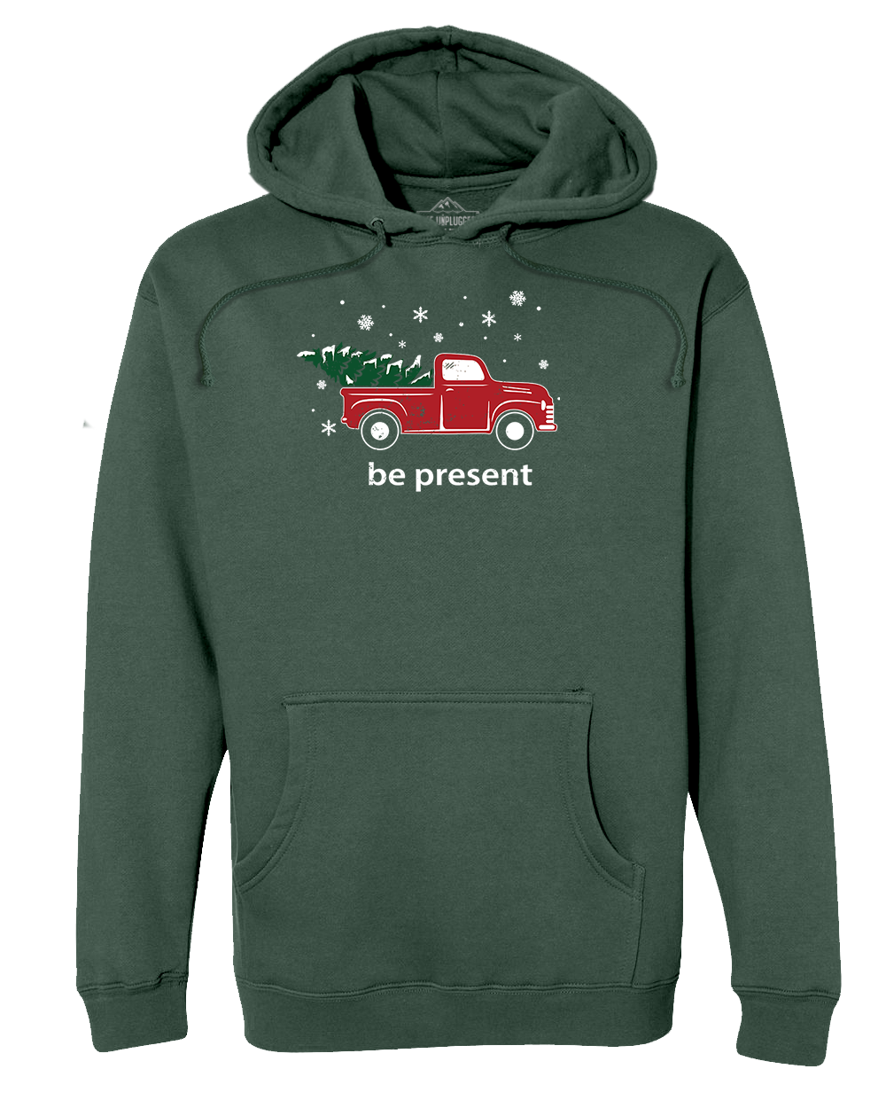 Christmas Tree Truck Heavyweight Hoodie