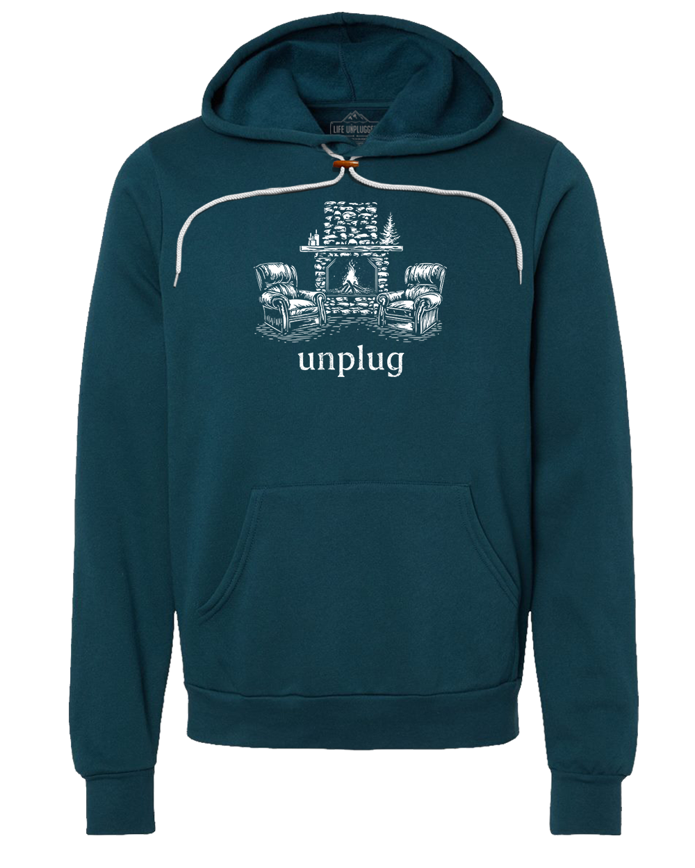 Rustic Fireplace Super Soft Hoodie