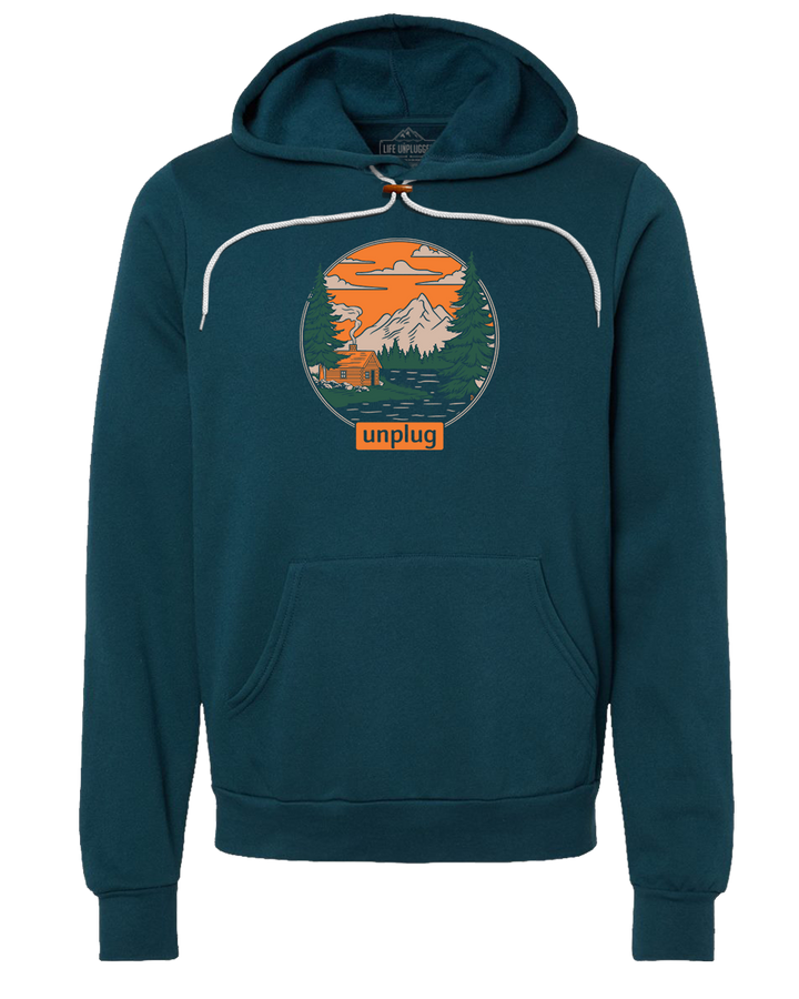 LIMITED DROP! Rustic Mountain Retreat Super Soft Hoodie