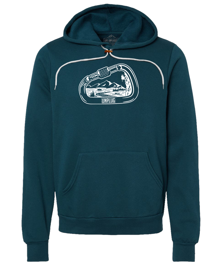 Rock Climbing Mountain Scene Super Soft Hoodie