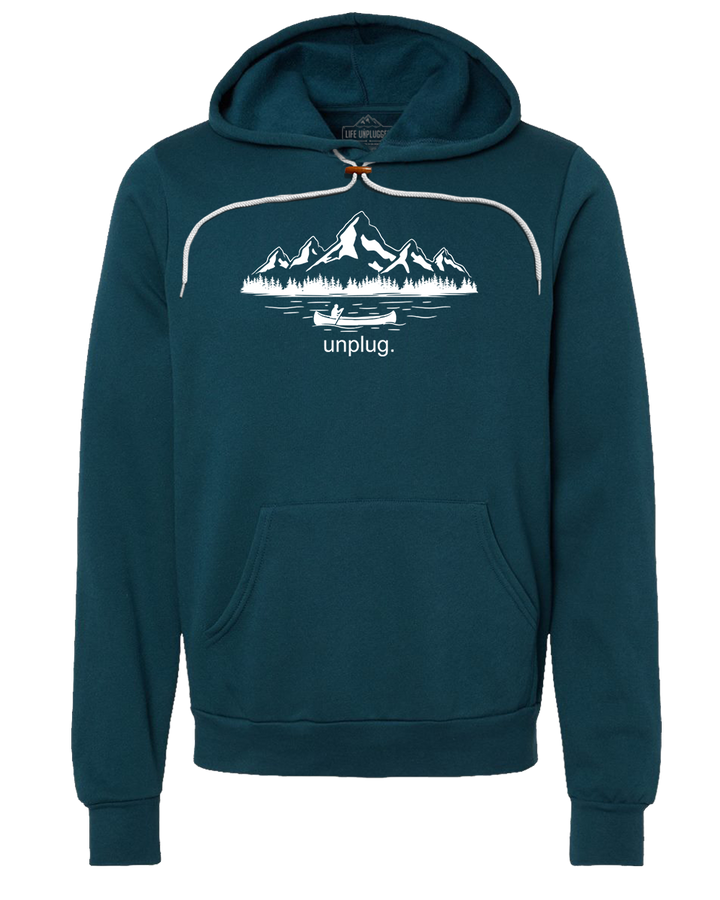 Canoeing In The Mountains Super Soft Hoodie