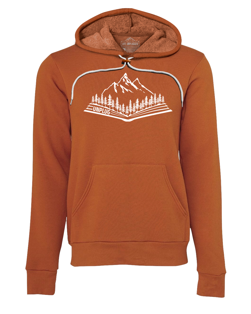 Open Book Mountain Scene Super Soft Hoodie