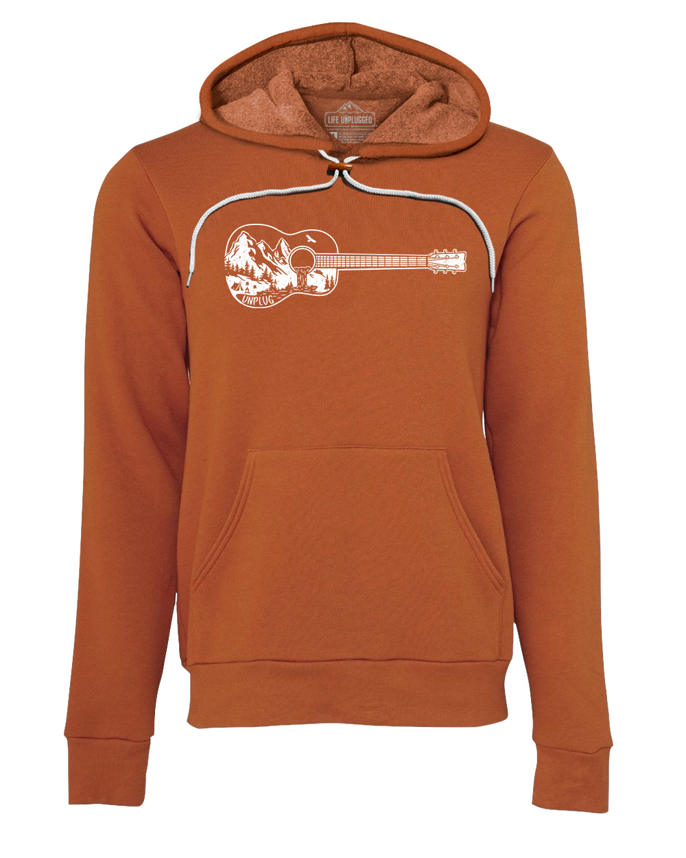 Guitar Mountain Scene Super Soft Hoodie