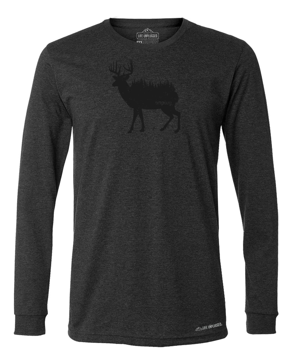 Deer In The Trees Performance Long Sleeve with UPF 50+