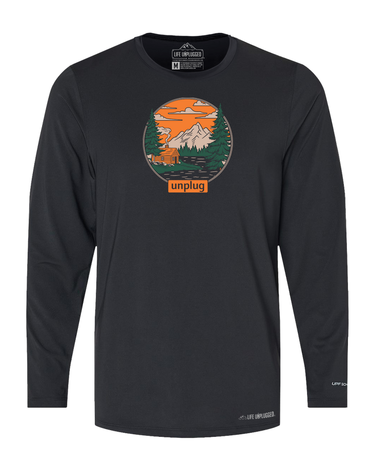 LIMITED DROP! Rustic Mountain Retreat Performance Long Sleeve with UPF 50+