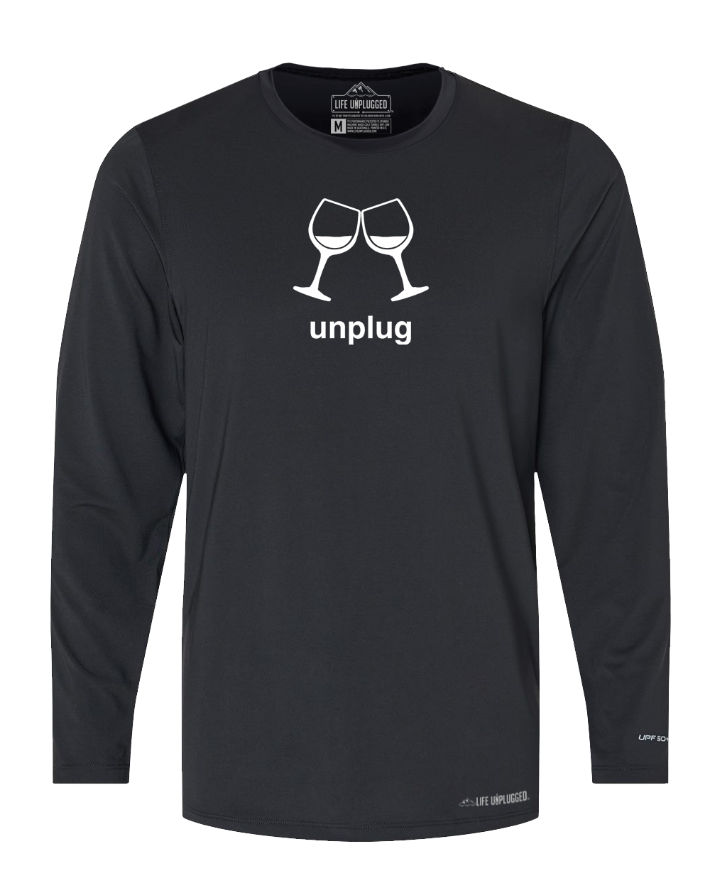 Wine Glass Performance Long Sleeve with UPF 50+