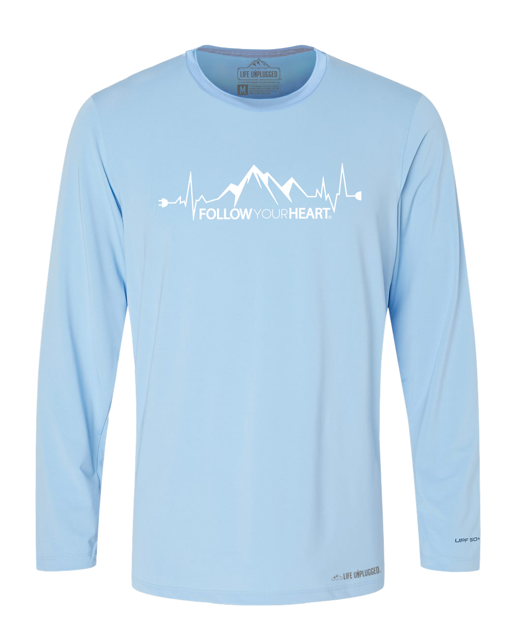 Follow Your Heart Poly/Spandex High Performance Long Sleeve with UPF 50+