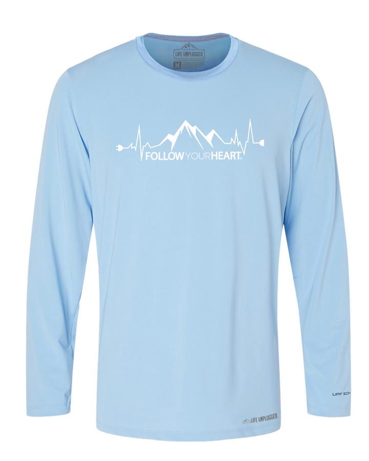Follow Your Heart Poly/Spandex High Performance Long Sleeve with UPF 50+