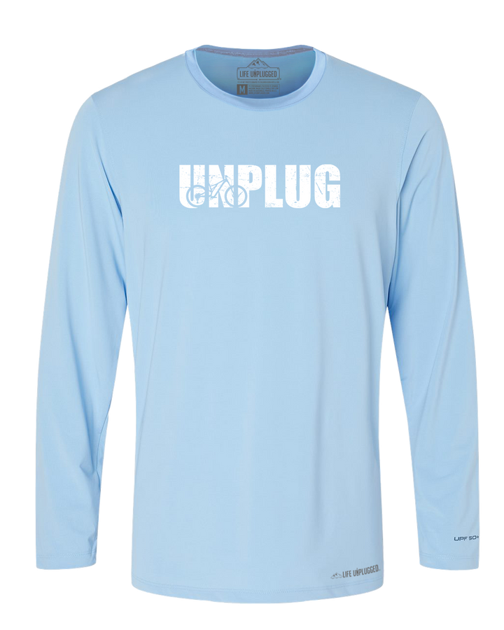 Unplug Mountain Bike Silhouette Performance Long Sleeve with UPF 50+