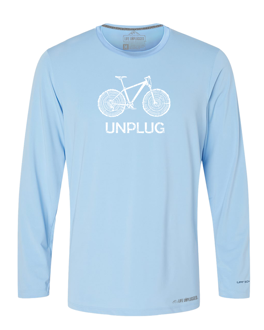 MOUNTAIN BIKE TREE STUMPS Poly/Spandex High Performance Long Sleeve with UPF 50+ - Life Unplugged