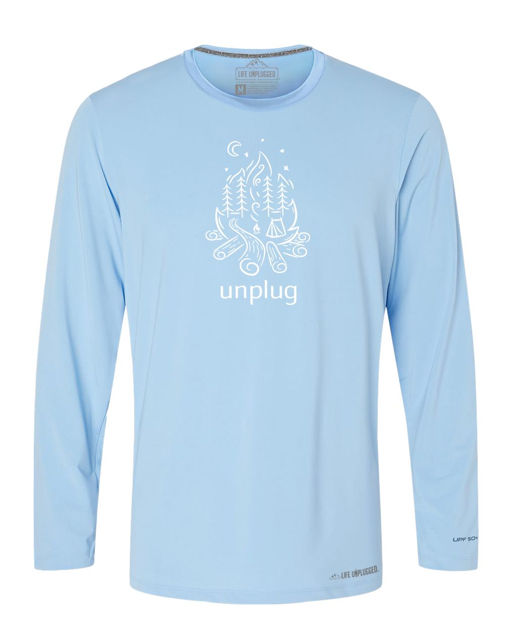 LIMITED DROP! Campfire Camping Scene Performance Long Sleeve with UPF 50+