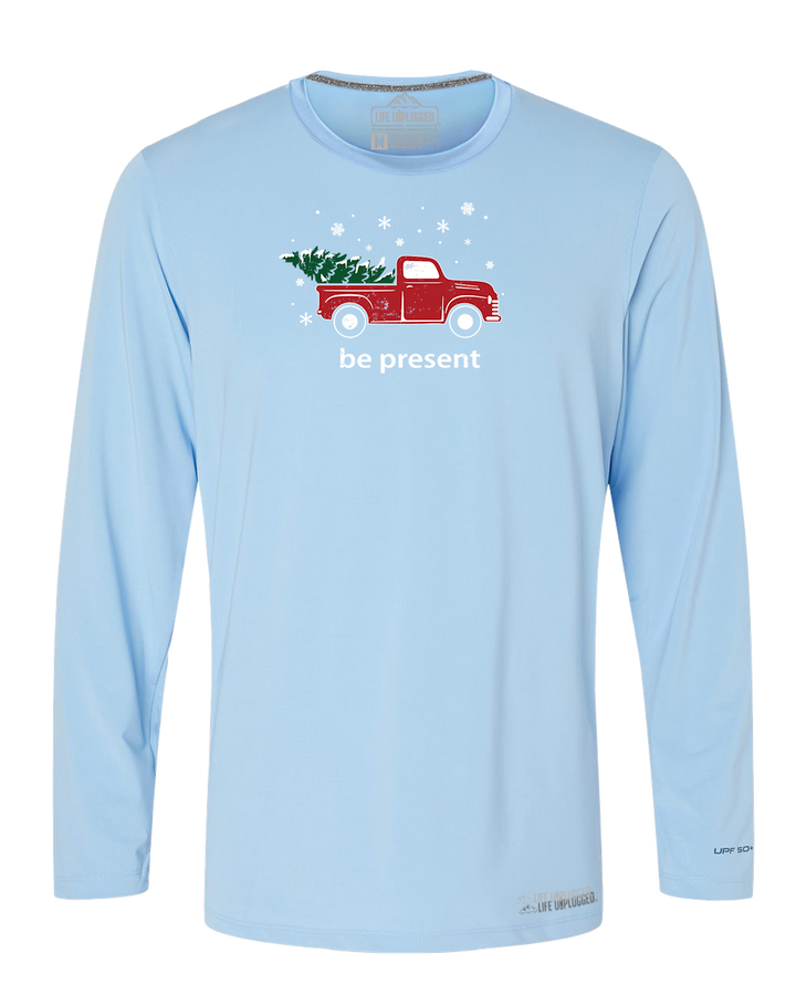 Christmas Tree Truck Performance Long Sleeve with UPF 50+