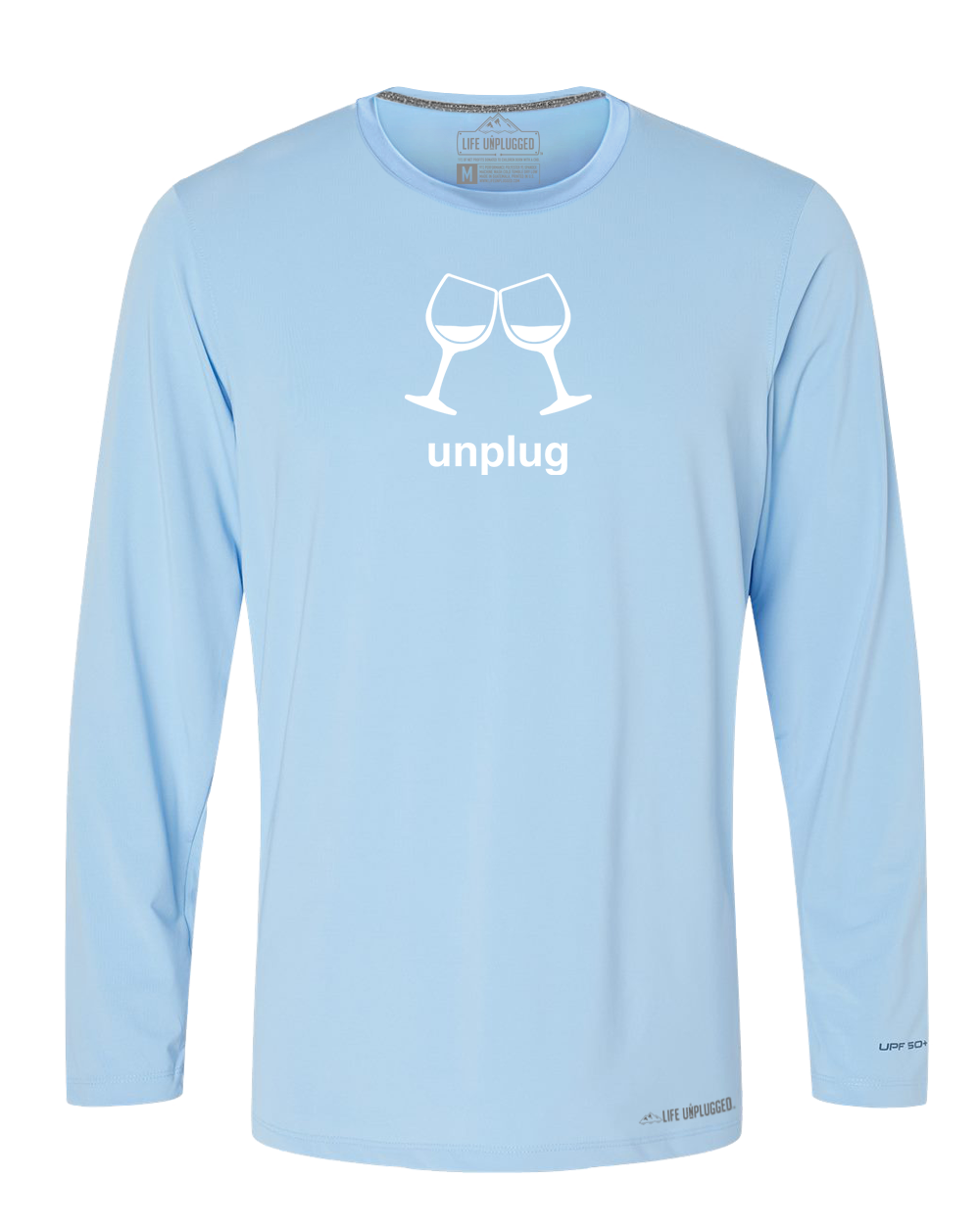 Wine Glass Performance Long Sleeve with UPF 50+