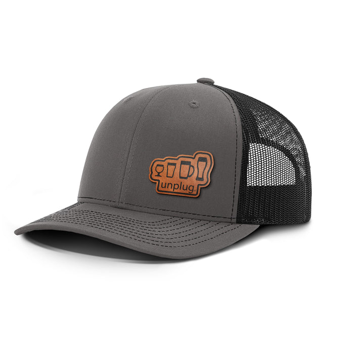 Craft Beer Snapback Leather Patch Hat