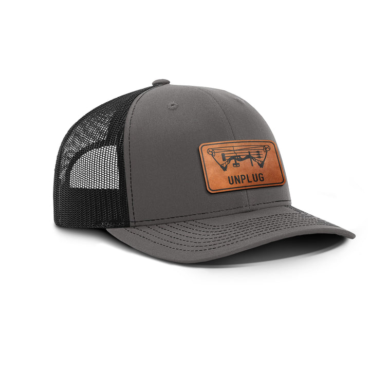 Bow Hunting Snapback Leather Patch Hat