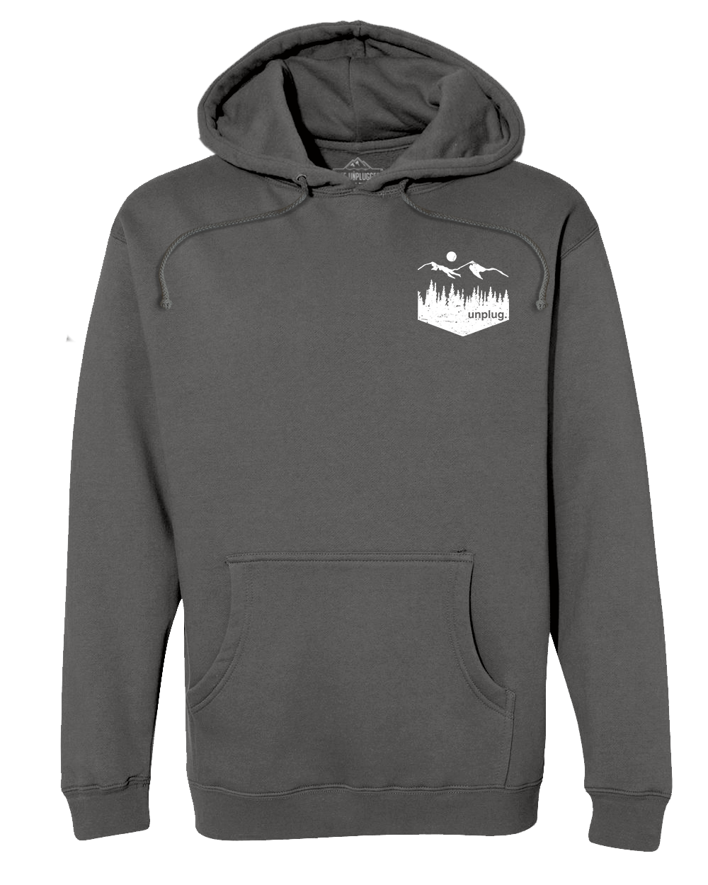 Unplug Mountain Left Chest Pocket Heavyweight Hoodie