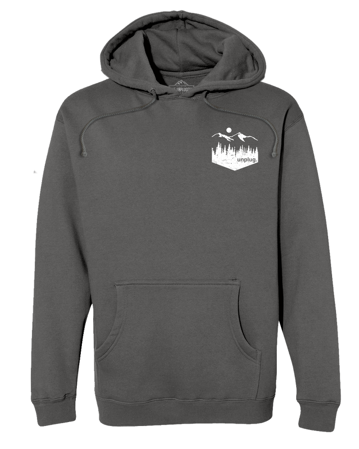 Unplug Mountain Left Chest Pocket Heavyweight Hoodie