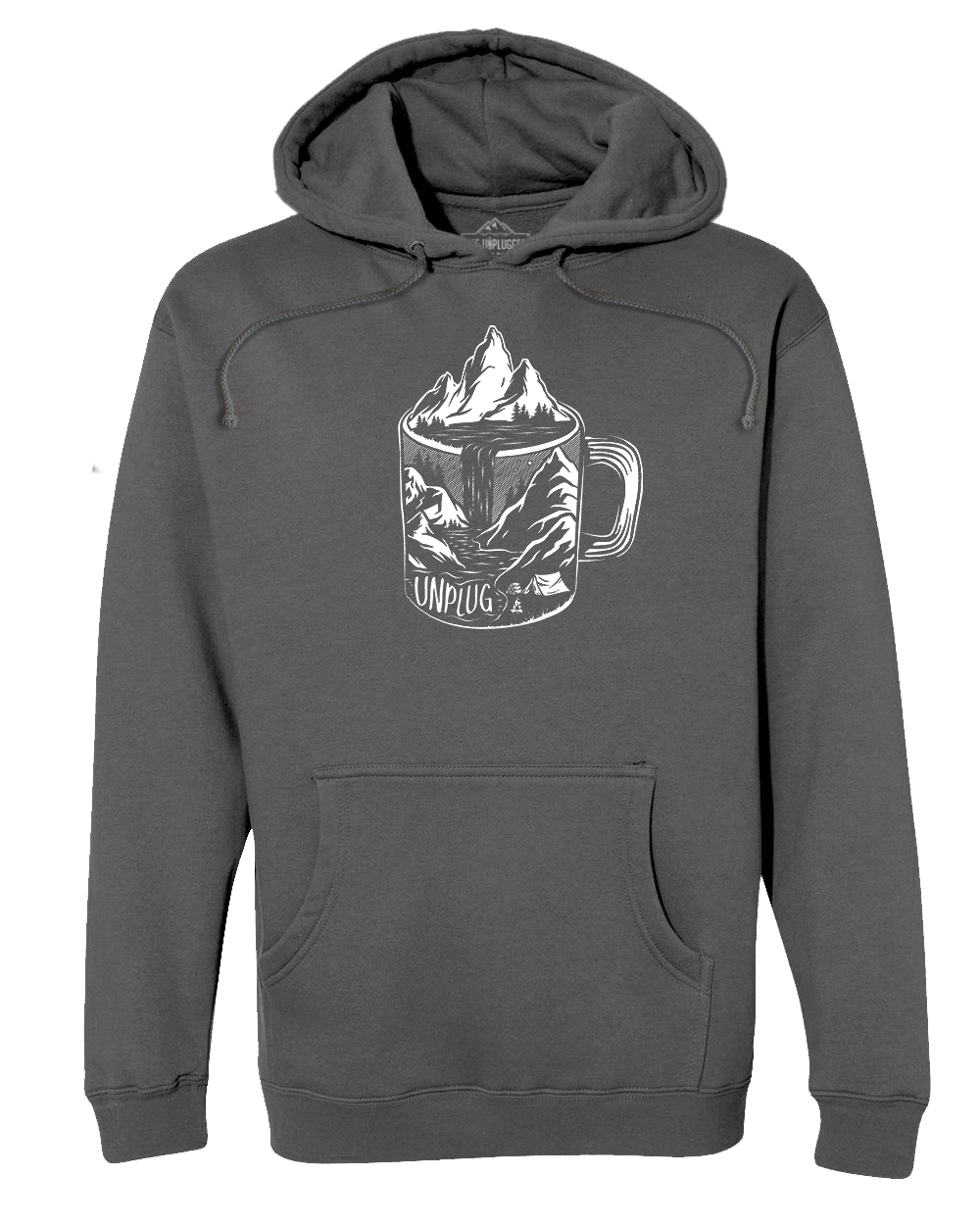 Coffee Mountain Scene Heavyweight Hoodie