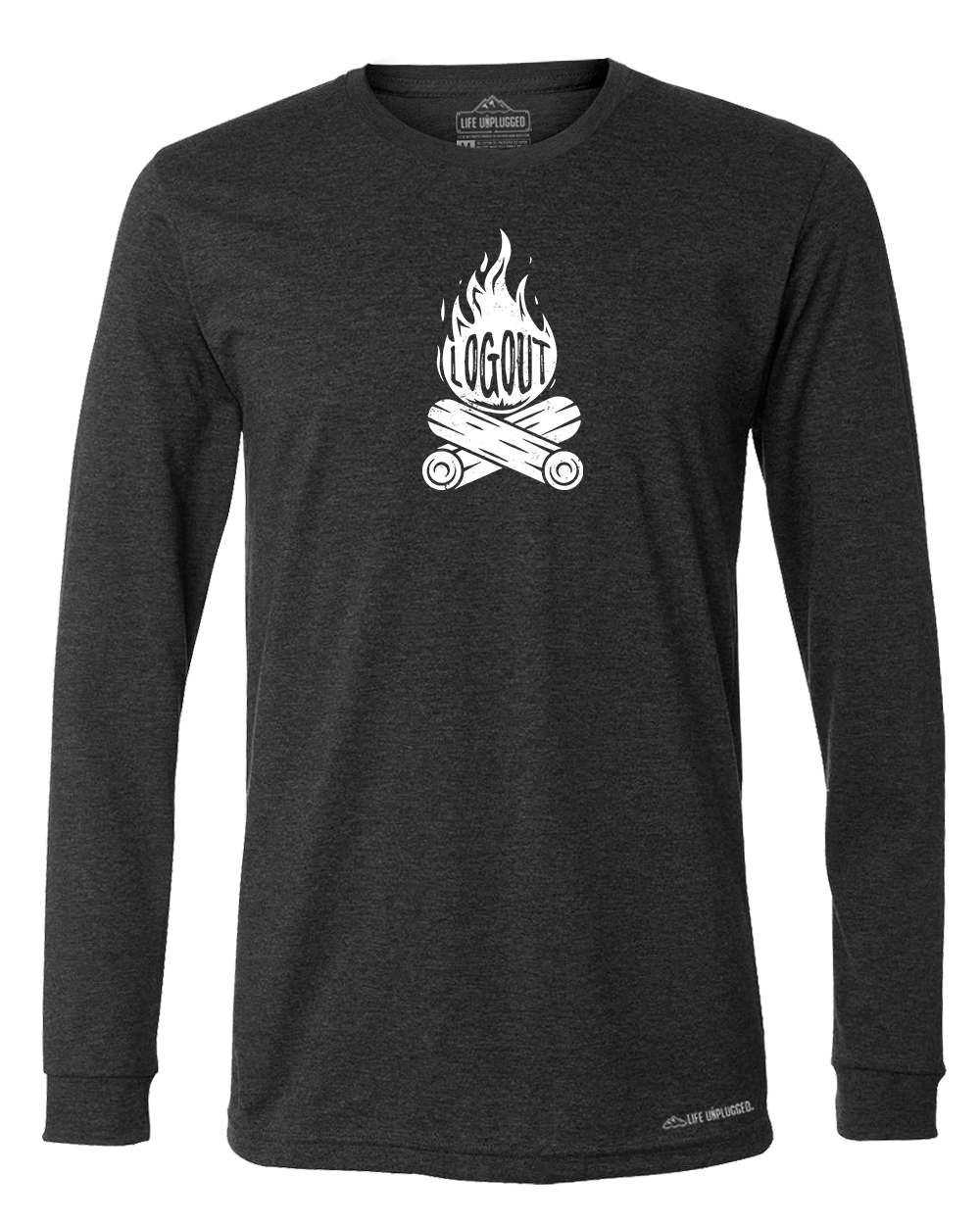 Log Out Campfire Long Sleeve T-Shirt