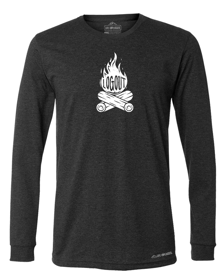 Log Out Campfire Long Sleeve T-Shirt