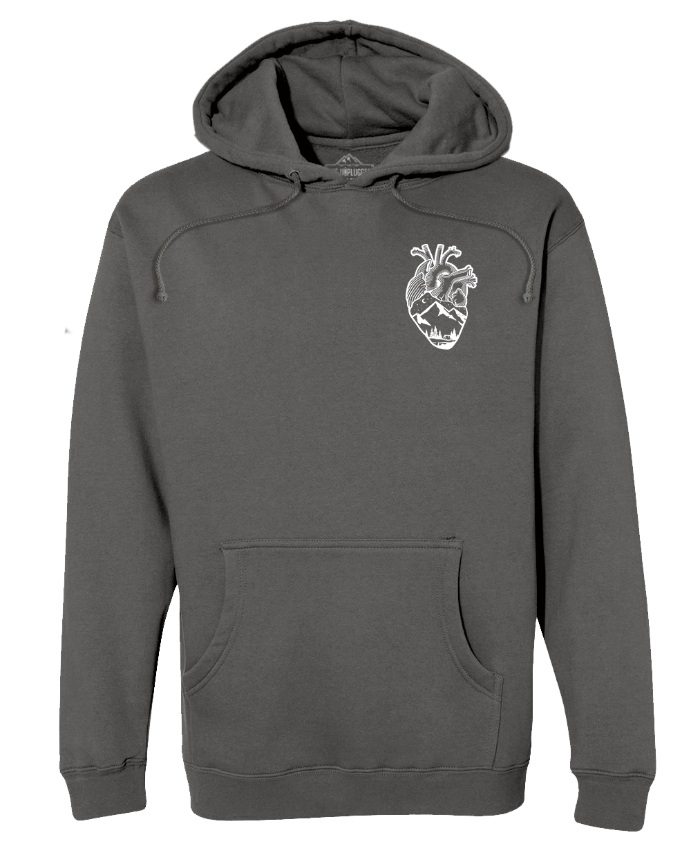 ANATOMICAL HEART (LEFT CHEST) Heavyweight Hoodie