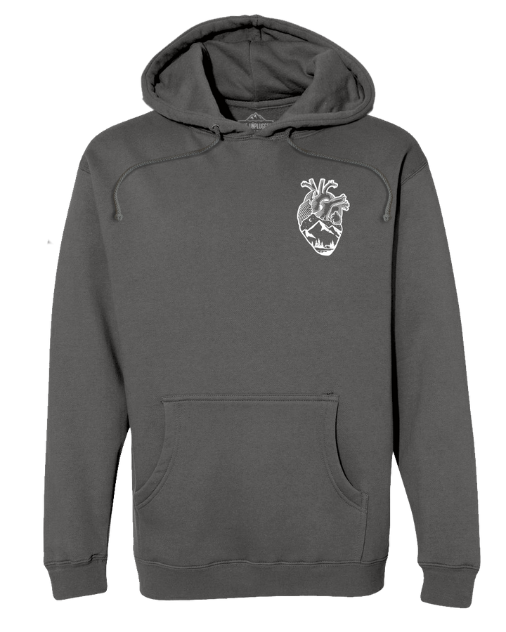 ANATOMICAL HEART (LEFT CHEST) Heavyweight Hoodie