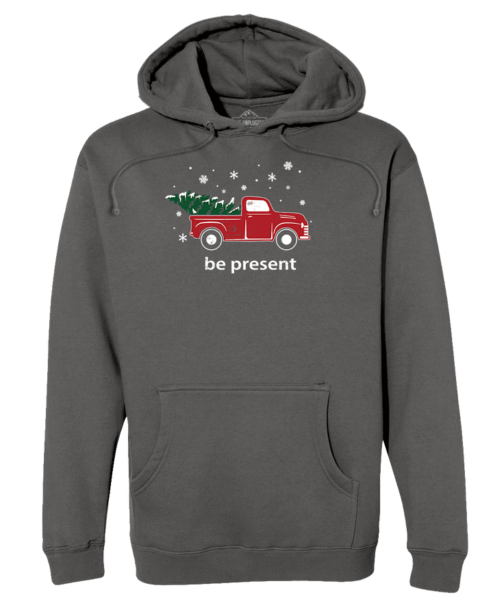 Christmas Tree Truck Heavyweight Hoodie