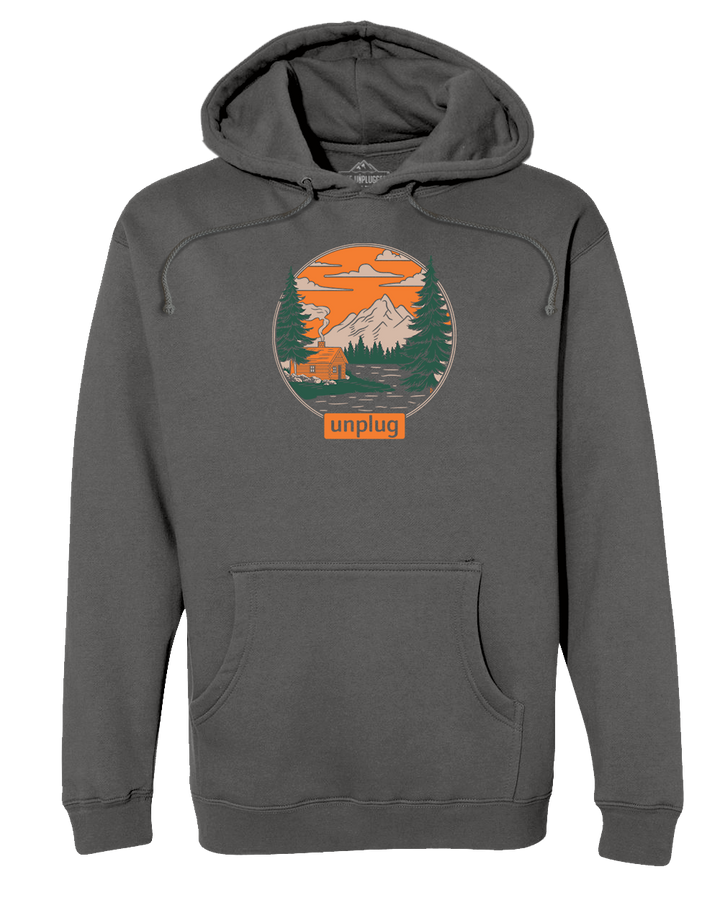 LIMITED DROP! Rustic Mountain Retreat Heavyweight Hoodie