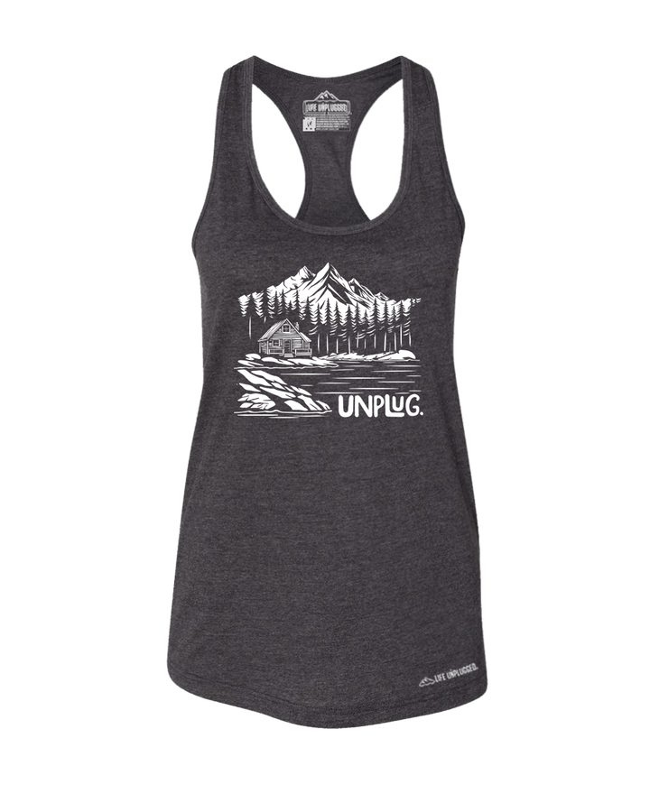 Cabin In the woods Women's Racerback Tank Top