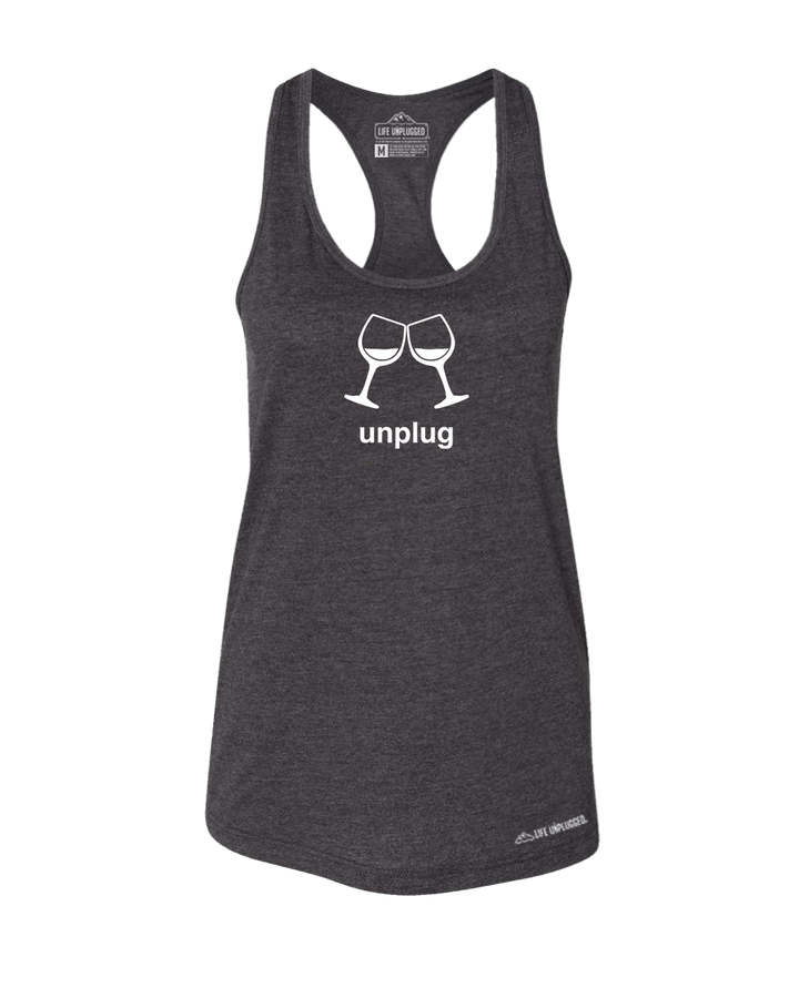 Wine Glass Women's Racerback Tank Top