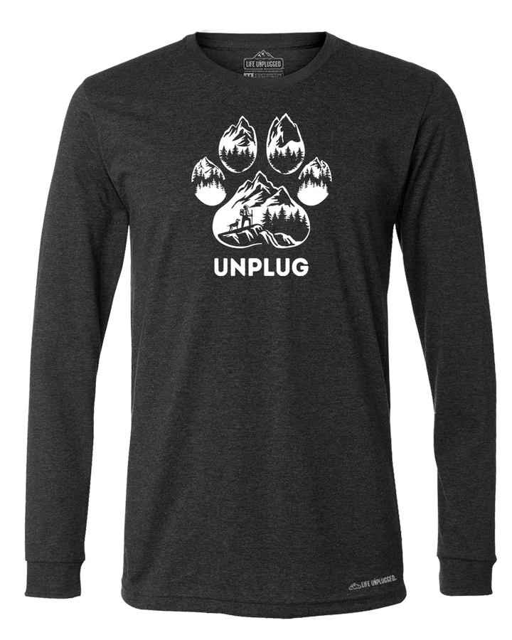 LIMITED DROP! Paw Print Mountain Scene Long Sleeve T-Shirt