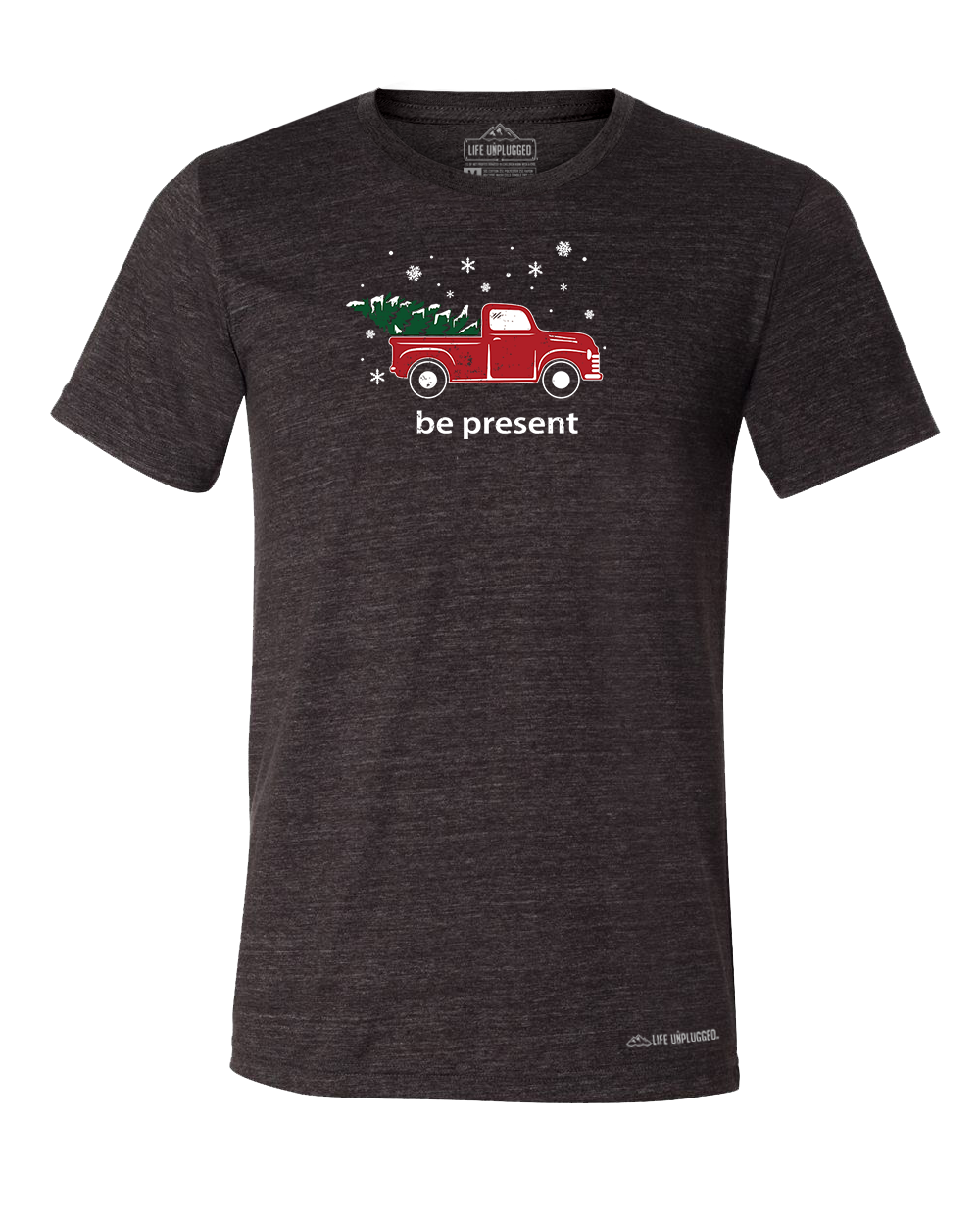 Christmas Tree Truck Triblend T-Shirt