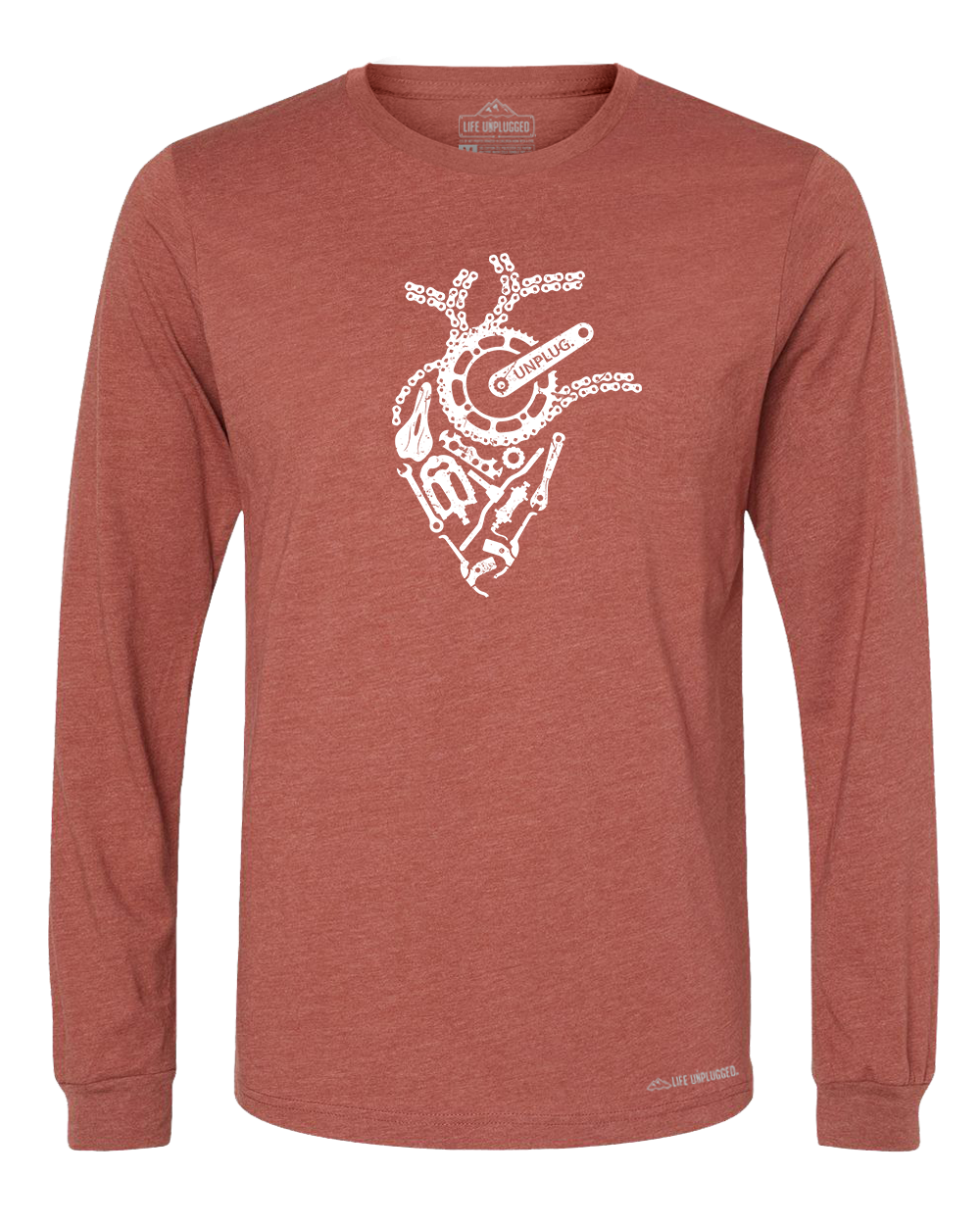 Anatomical Heart (Bicycle Parts) Long Sleeve T-Shirt