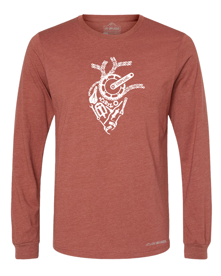 Anatomical Heart (Bicycle Parts) Long Sleeve T-Shirt