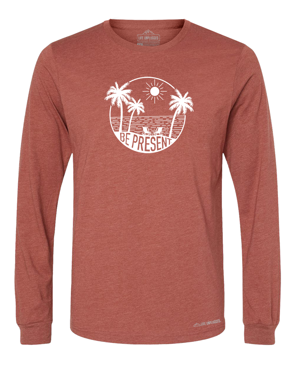 Be Present Beach Long Sleeve T-Shirt