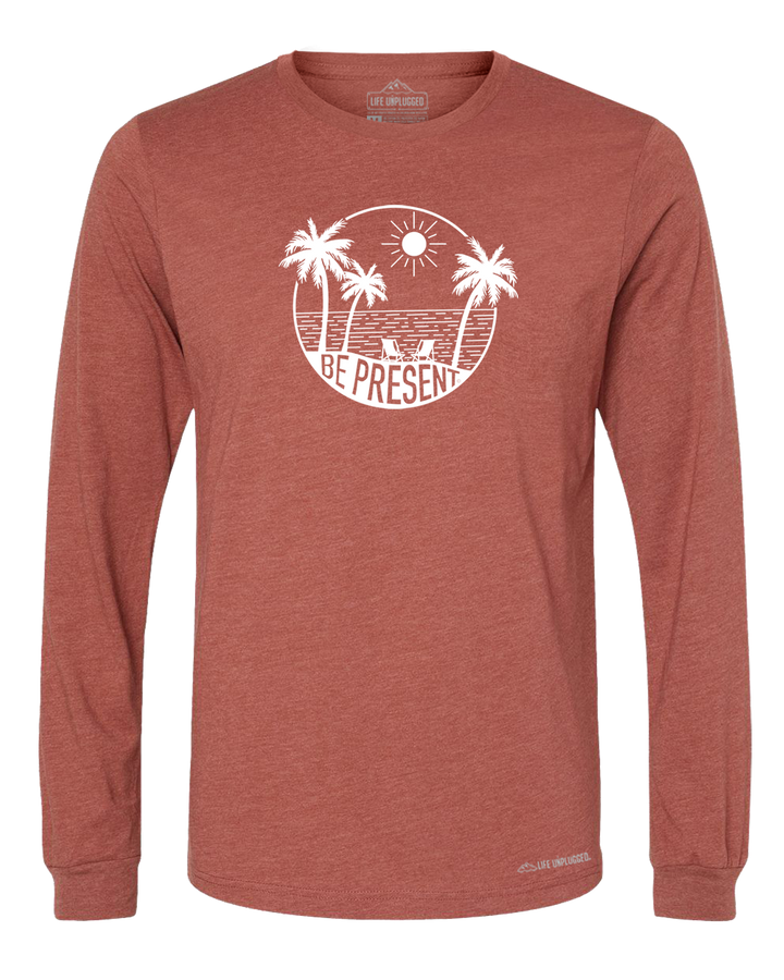 Be Present Beach Long Sleeve T-Shirt