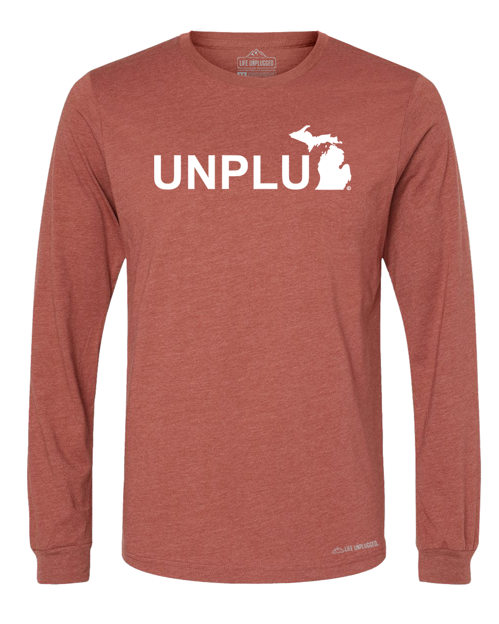 Unplug (MI) Premium Polyblend Long Sleeve T-Shirt