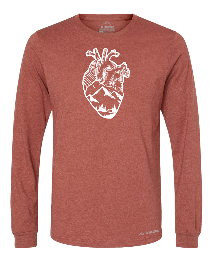 Anatomical Heart (Full Chest) Long Sleeve T-Shirt