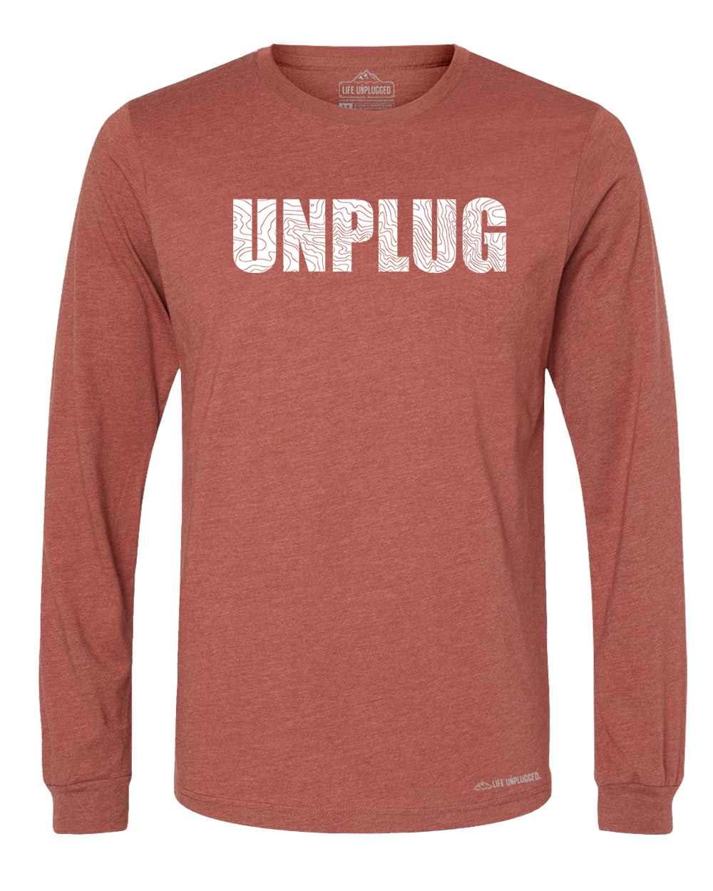 Unplug Topo Map Long Sleeve T-Shirt