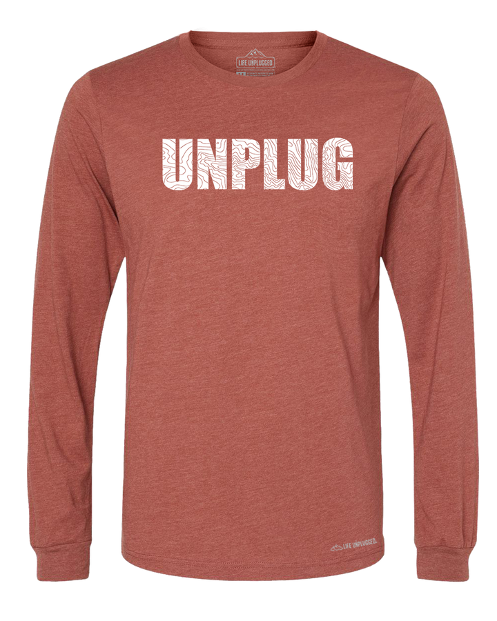 Unplug Topo Map Long Sleeve T-Shirt