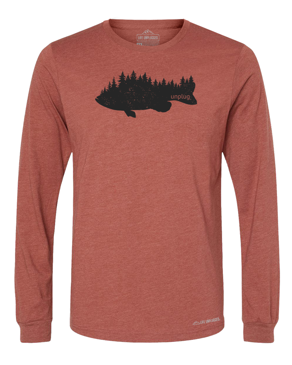 Bass In The Trees Premium Polyblend Long Sleeve T-Shirt