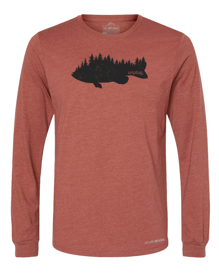 Bass In The Trees Premium Polyblend Long Sleeve T-Shirt