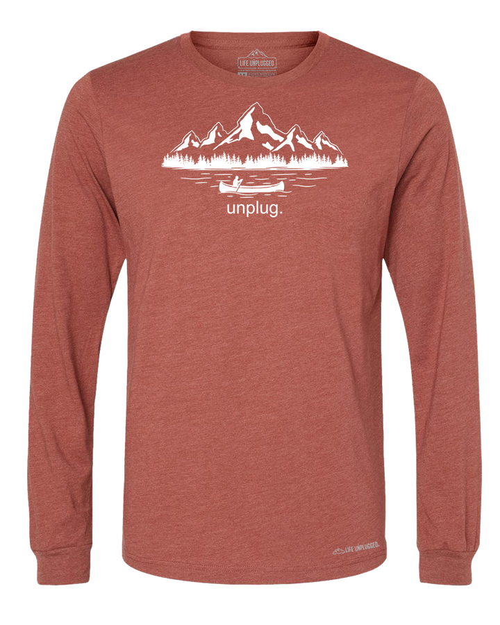 Canoeing in the Mountains Long Sleeve T-Shirt