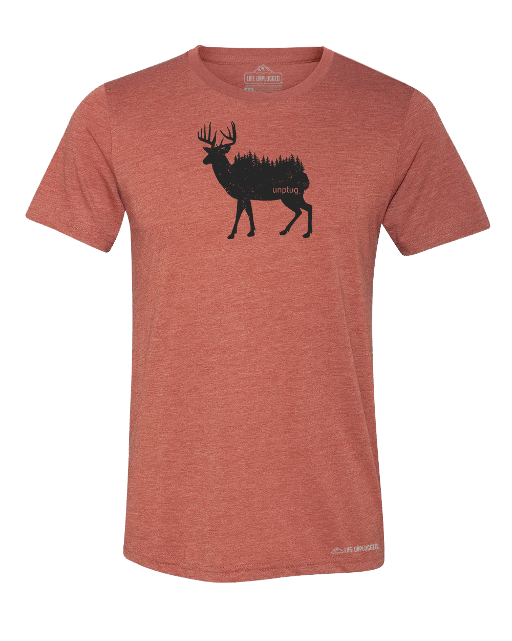 Deer In The Trees Premium Triblend T-Shirt - Life Unplugged