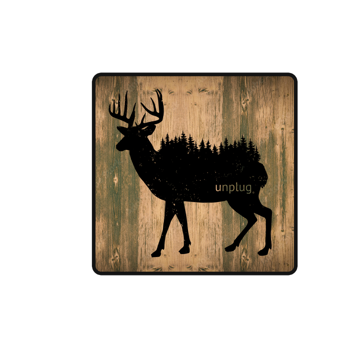 Deer In The Trees Vinyl Sticker