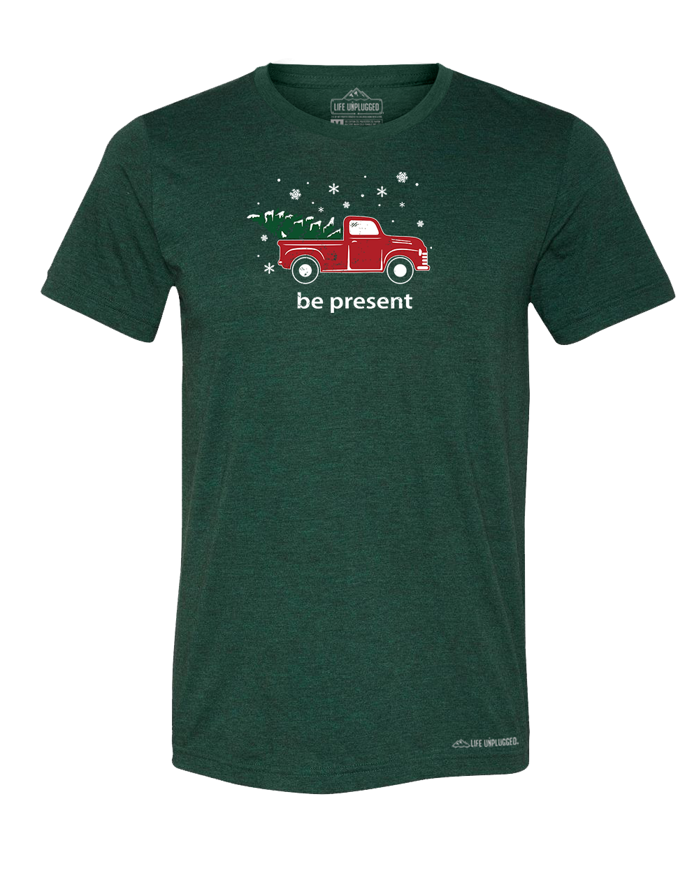 Christmas Tree Truck Triblend T-Shirt