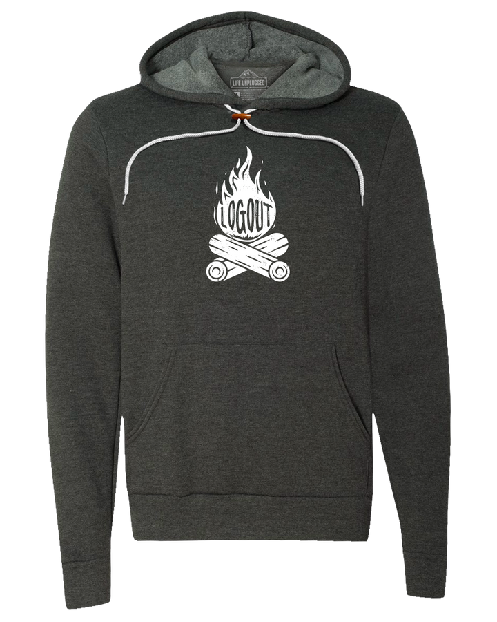 Log Out Campfire Super Soft Hoodie