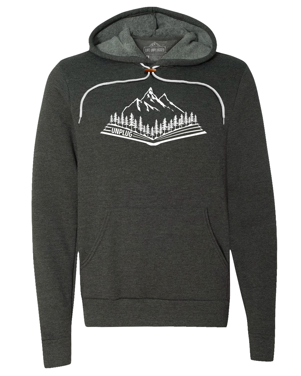 Open Book Mountain Scene Super Soft Hoodie